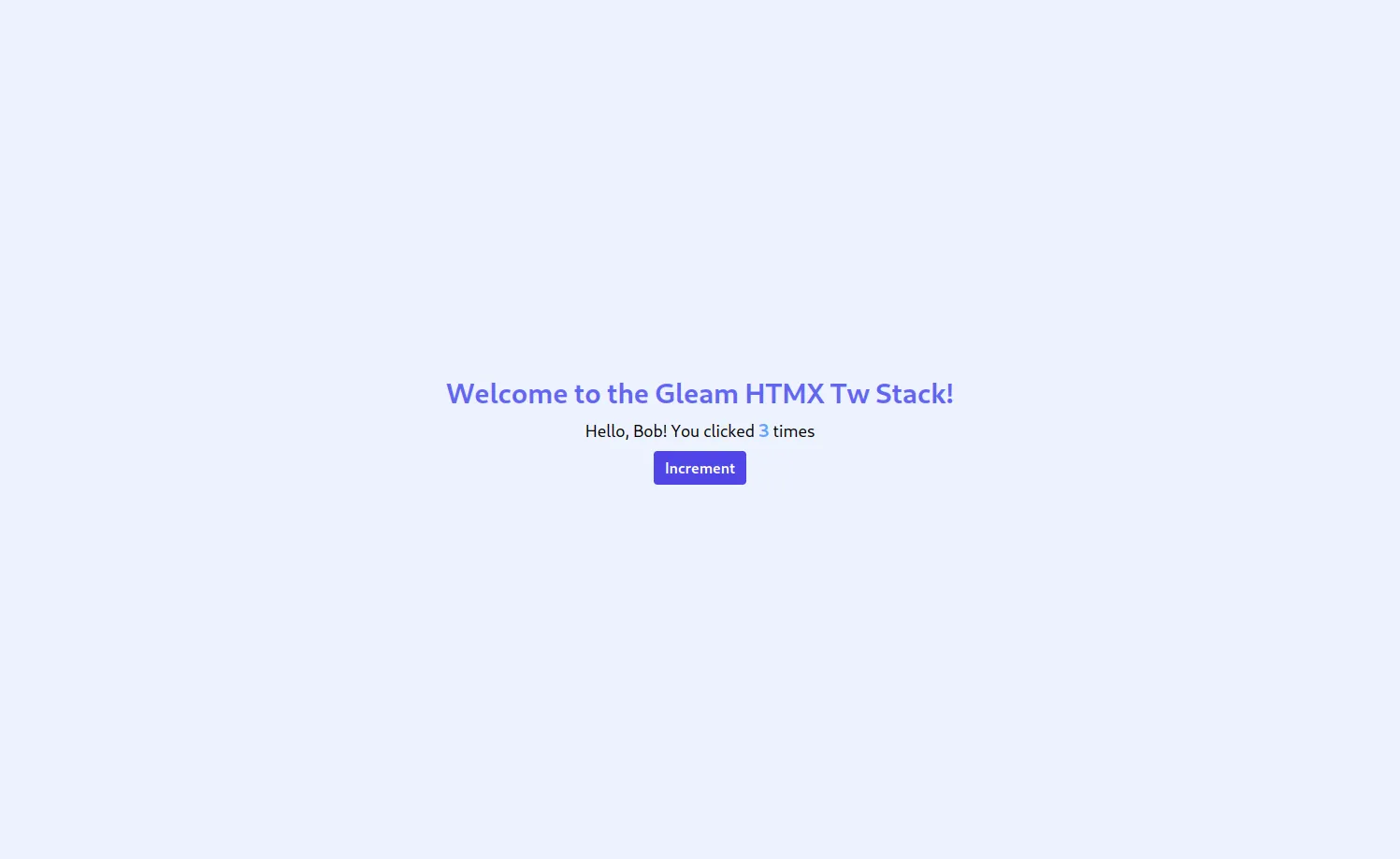 HTMX starter template for the Gleam functional language